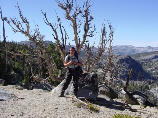 Looking southwest into Desolation Wilderness.