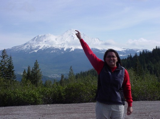 Timber trying to pinpoint where Forrest and crew were on Mount Shasta.