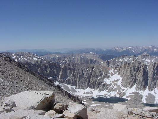 A look toward the Great Western Divide.