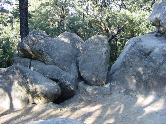 The scenery of Castle Rock State Park.