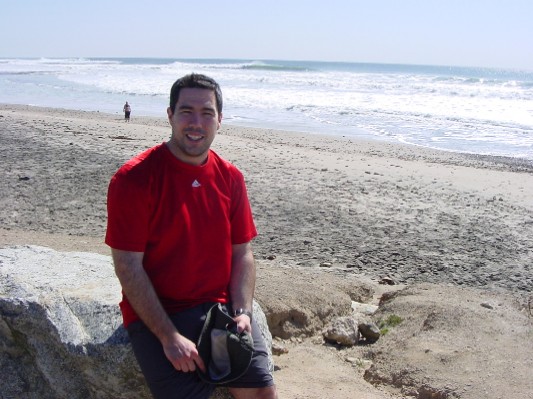 Tom at Waddell Beach.